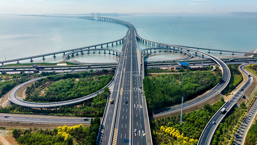 华强电缆丨胶州湾跨海大桥亮化工程电缆供应案例
