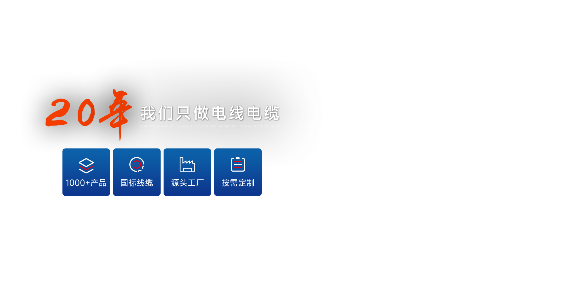 华强电缆，20年，我们只做电线电缆